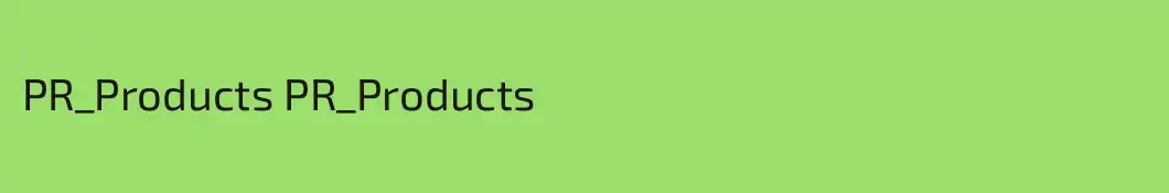 PR_Products PR_Products